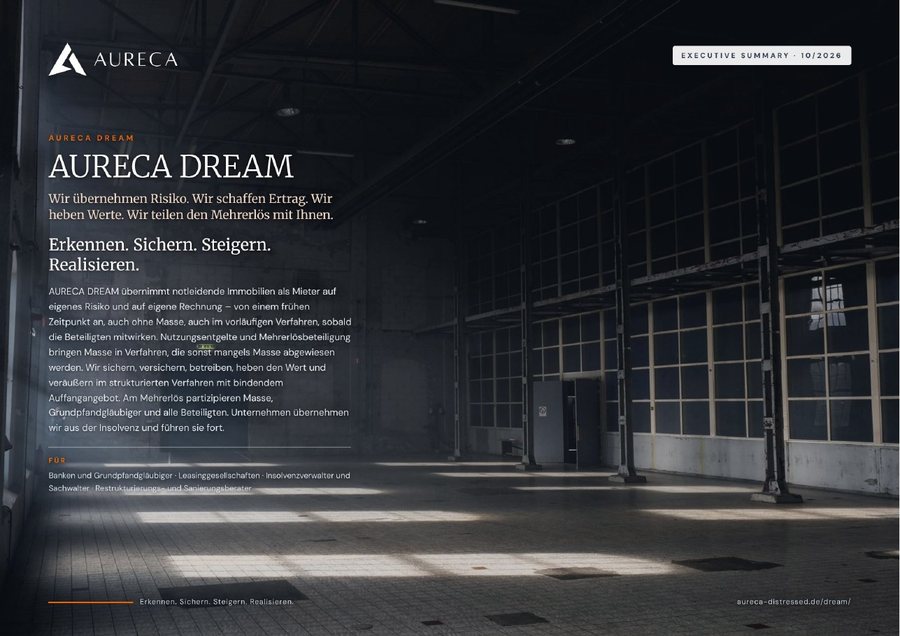 Deckblatt Executive Summary DREAM